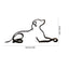 Sculpture De Chien En Métal Minimaliste - One PETS-TOP