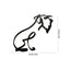 Sculpture De Chien En Métal Minimaliste - One PETS - TOP