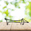 Sculpture De Chien En Métal Minimaliste - One PETS - TOP