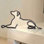 Sculpture De Chien En Métal Minimaliste - One PETS - TOP