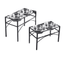 Station d’alimentation surélevée pour chien – Double gamelle inox & support métal - One PETS - TOP