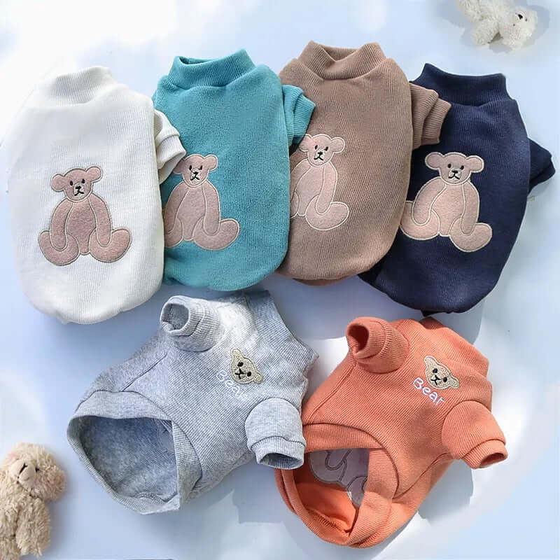 🧸 Sweat à Capuche Ours Cartoon pour Chiens – Confort & Style Craquant 🐶 - One PETS-TOP