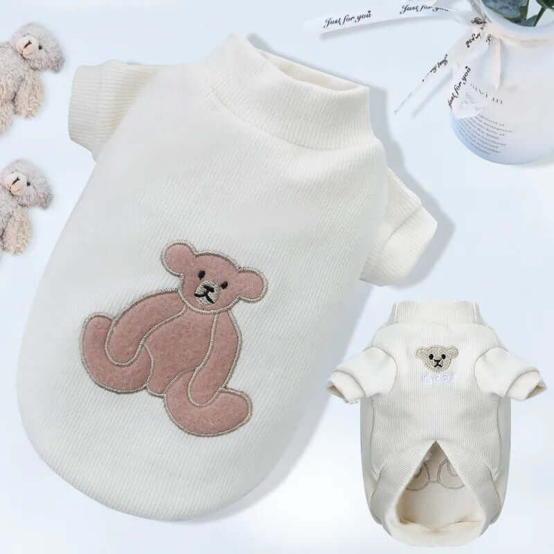 🧸 Sweat à Capuche Ours Cartoon pour Chiens – Confort & Style Craquant 🐶 - One PETS-TOP
