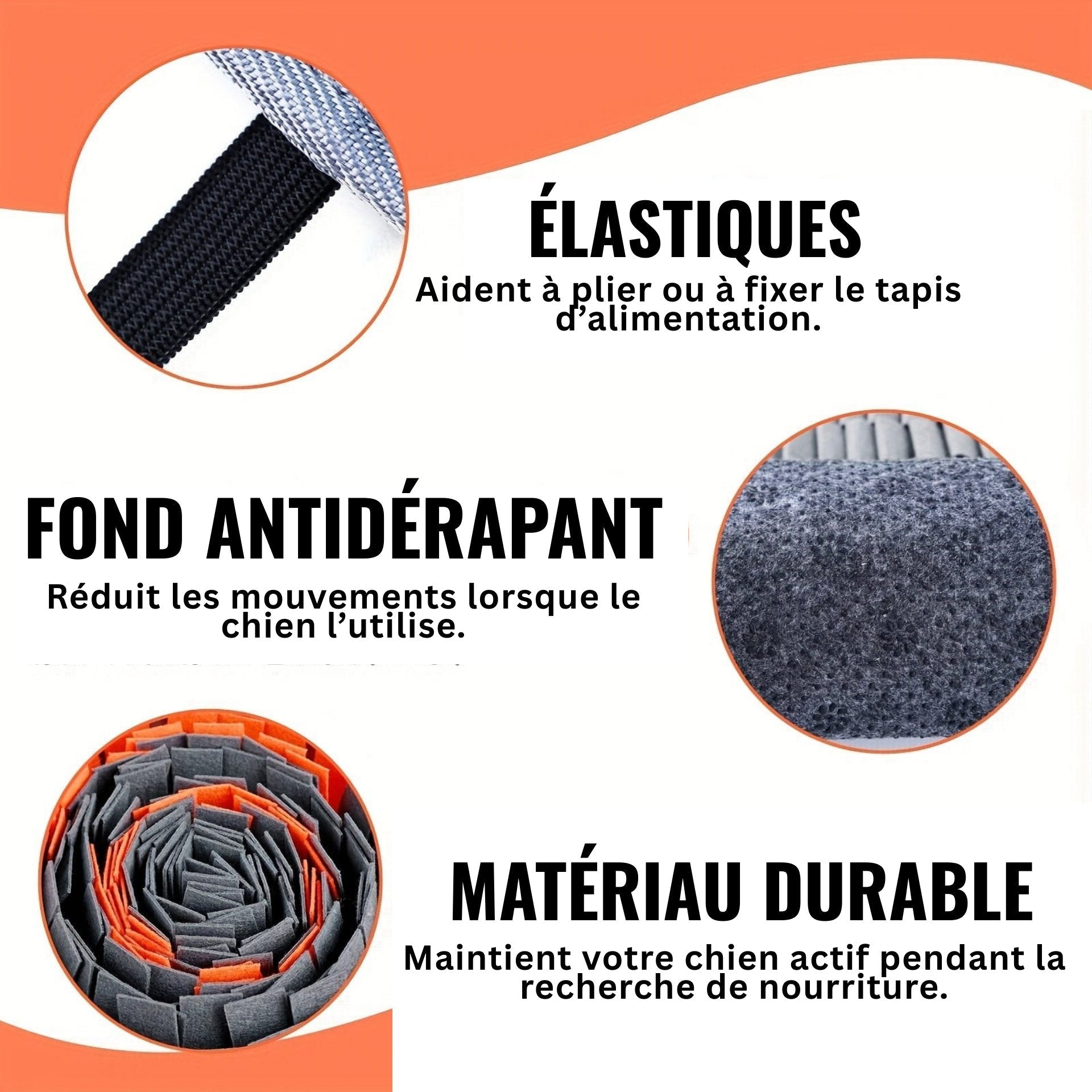 Tapis de fouille interactif XXL pour chien – Dressage, jeu & récompenses - One PETS - TOP