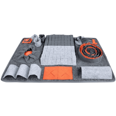 Tapis de fouille interactif XXL pour chien – Dressage, jeu & récompenses Orange One PETS-TOP