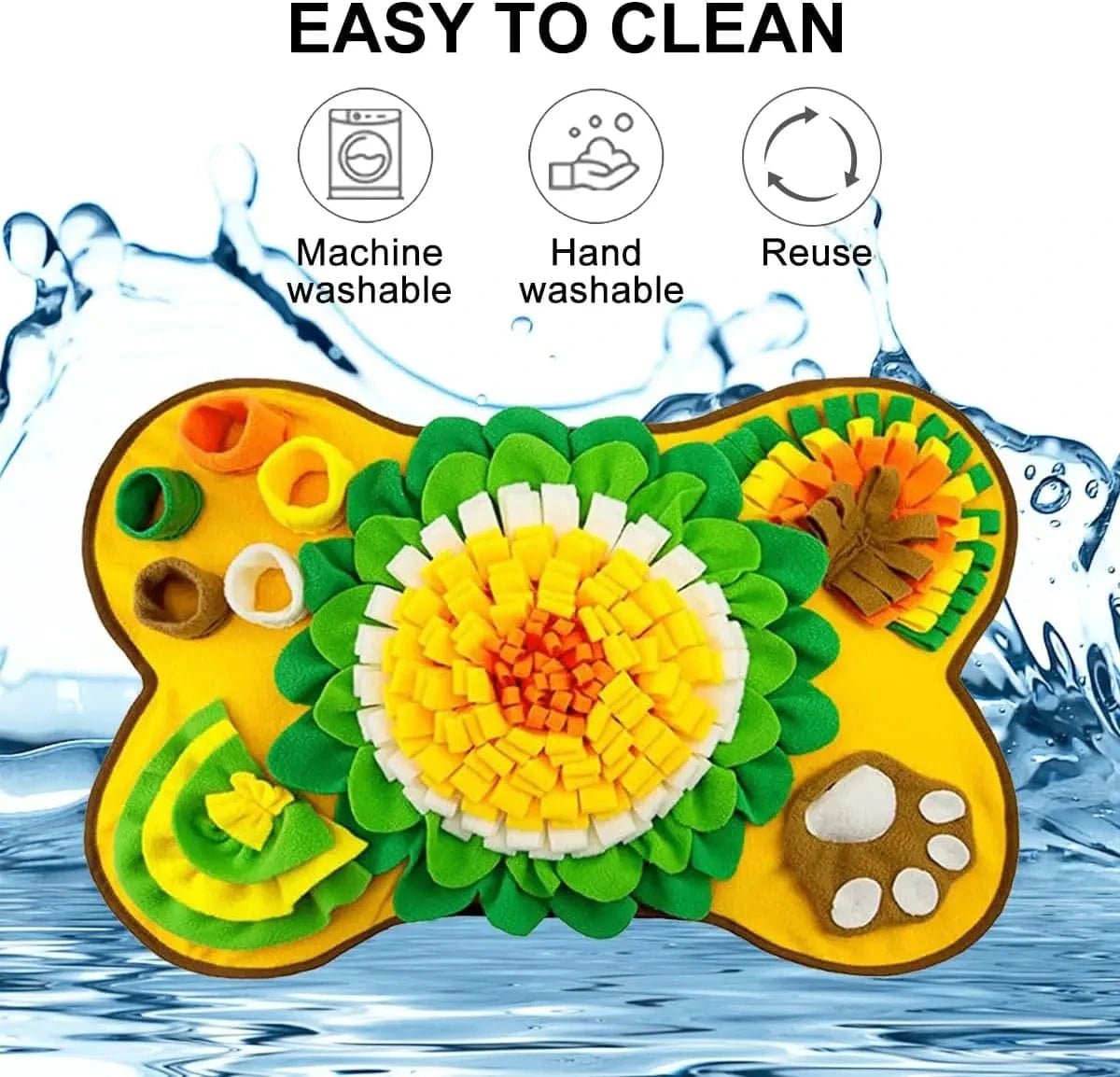 Tapis de reniflage interactif – Jeu éducatif & anti - stress pour chiens - One PETS - TOP