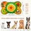 Tapis de reniflage interactif – Jeu éducatif & anti-stress pour chiens 64 x 43cm One PETS-TOP