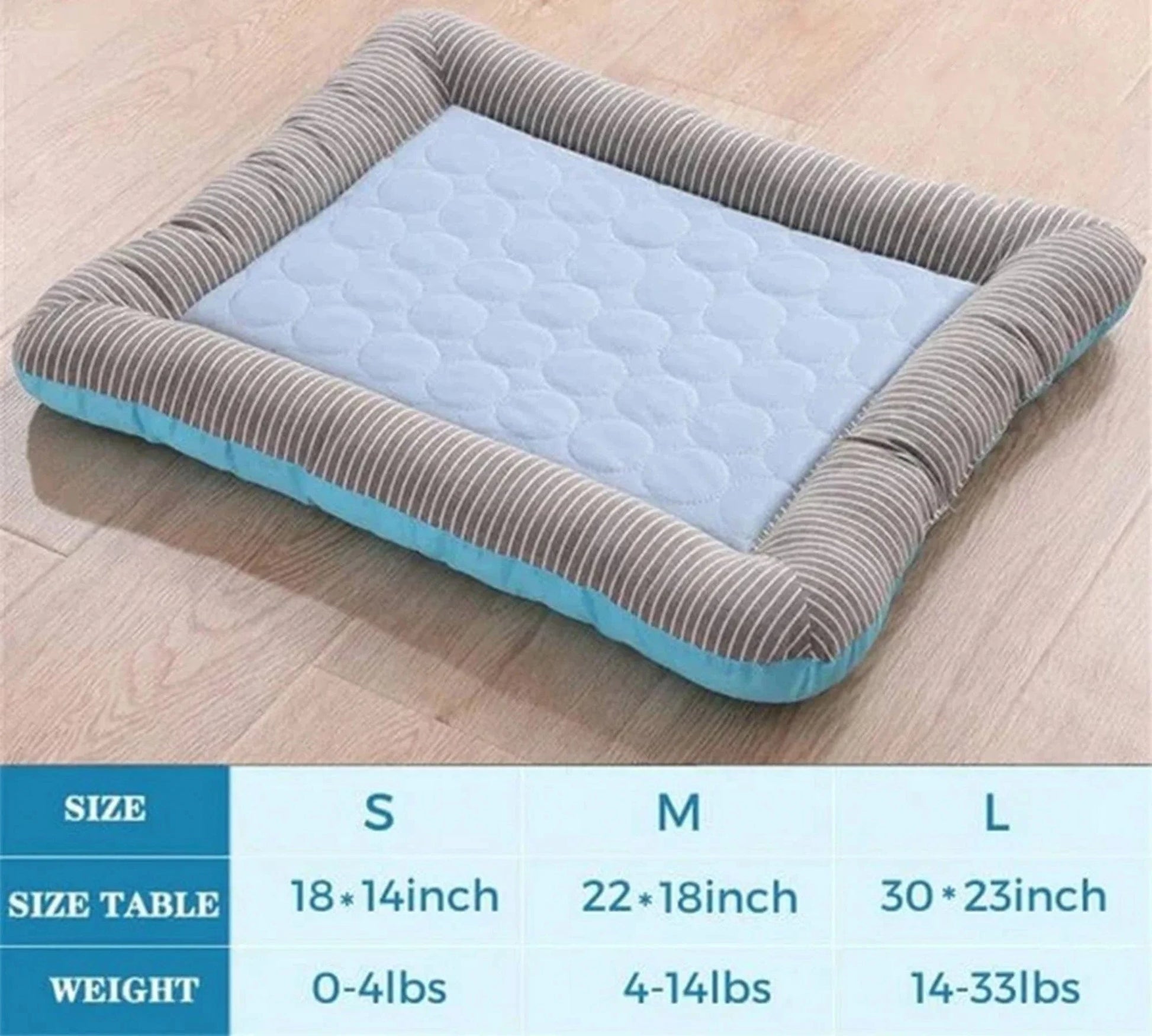 Tapis rafraîchissant pour chien & chat – Lit d’été en soie glacée One PETS-TOP