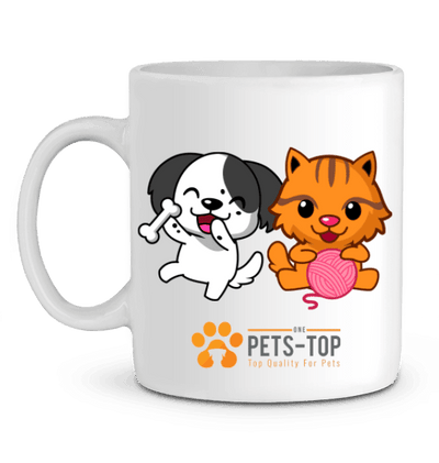 Mug Céramique Blanc Bounty & Lili - One PETS-TOP