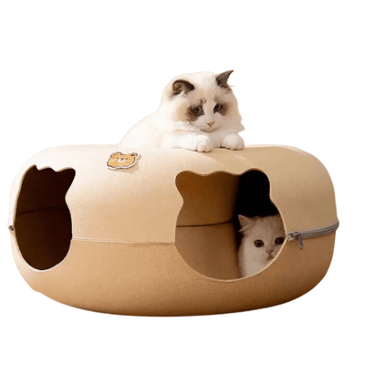 Tunnel De Jeu En Feutre Pour Chat - Catcanal - One PETS-TOP