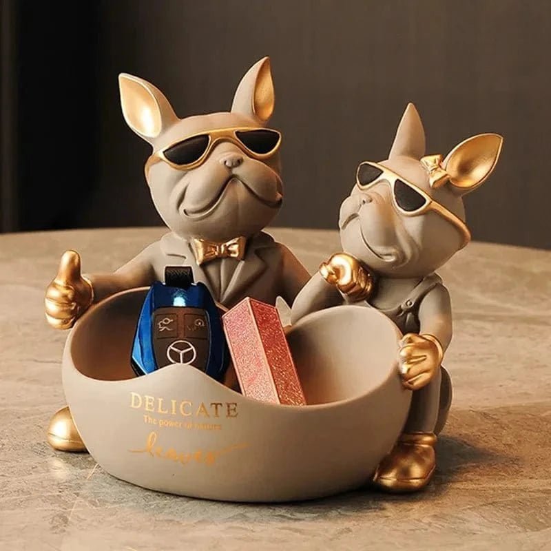 Bulldog Gardien Des Trésors : Statue Et Boîte À Secrets - One PETS - TOP