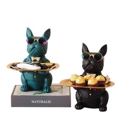 Bulldog Nordique Multifonctionnel - Statue De Rangement - One PETS - TOP