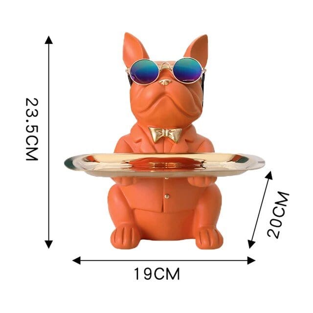 Bulldog Nordique Multifonctionnel - Statue De Rangement - One PETS - TOP