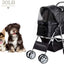Chariot De Luxe Pour Animaux De Compagnie Rose One PETS-TOP