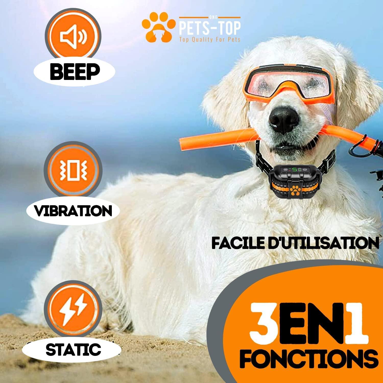 Collier Anti Aboiement Chien Smart - One PETS - TOP