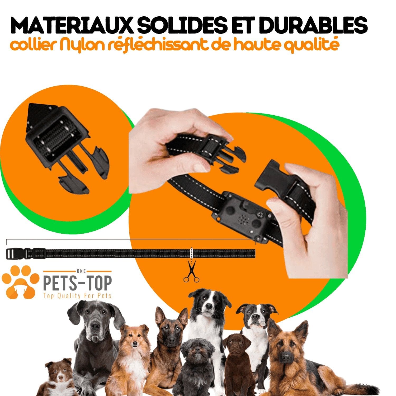 Collier Anti-Aboiement Petit Chien One PETS-TOP
