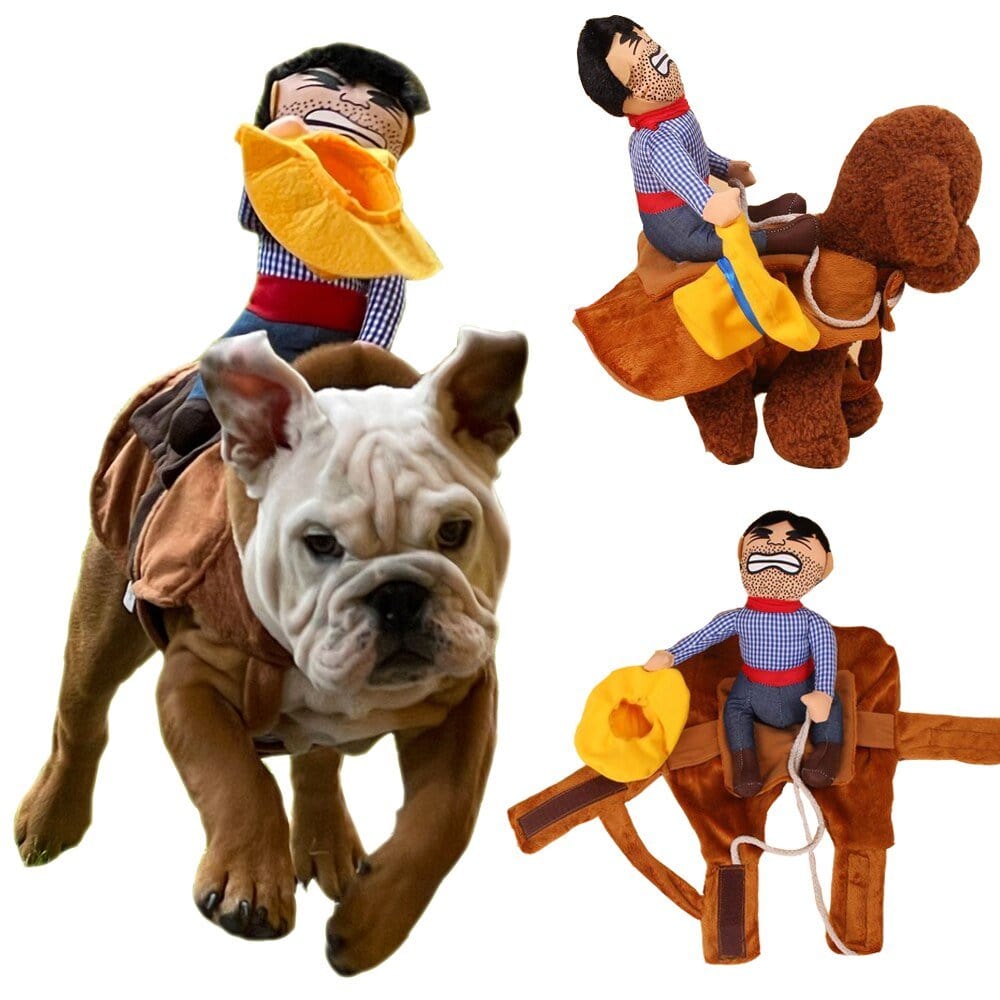 Costume Cowboy Canin : Éclat Et Rires Assurés! - One PETS - TOP