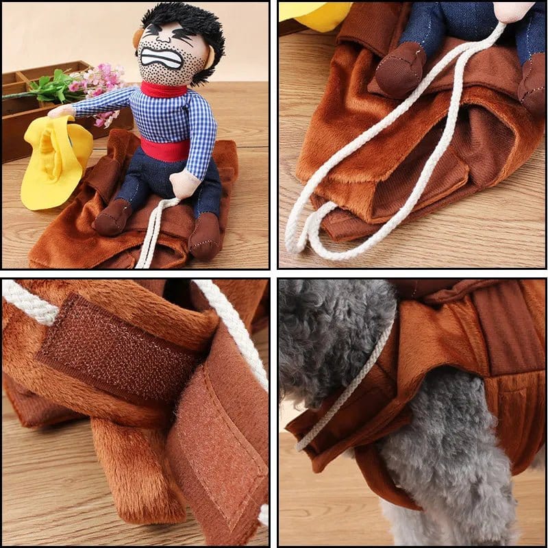 Costume Cowboy Canin : Éclat Et Rires Assurés! - One PETS - TOP