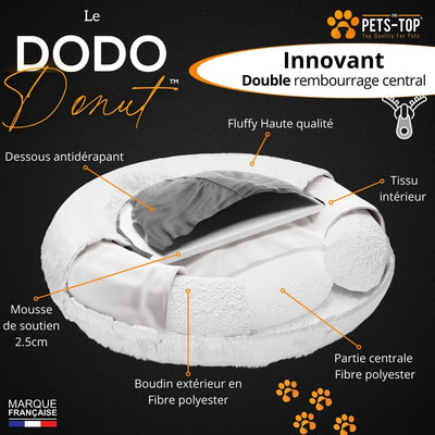 DODO Donut™ Orthopédique Premium – Confort & Sommeil Profond One PETS-TOP