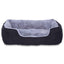 Lit Chien Coussin Chien Panier Chien Avec Coussin Taille S Gris/Noir - One PETS - TOP