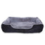 Lit Chien Coussin Chien Panier Chien Avec Coussin Taille S Gris/Noir - One PETS - TOP