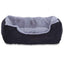 Lit Chien Coussin Chien Panier Chien Avec Coussin Taille S Gris/Noir - One PETS - TOP