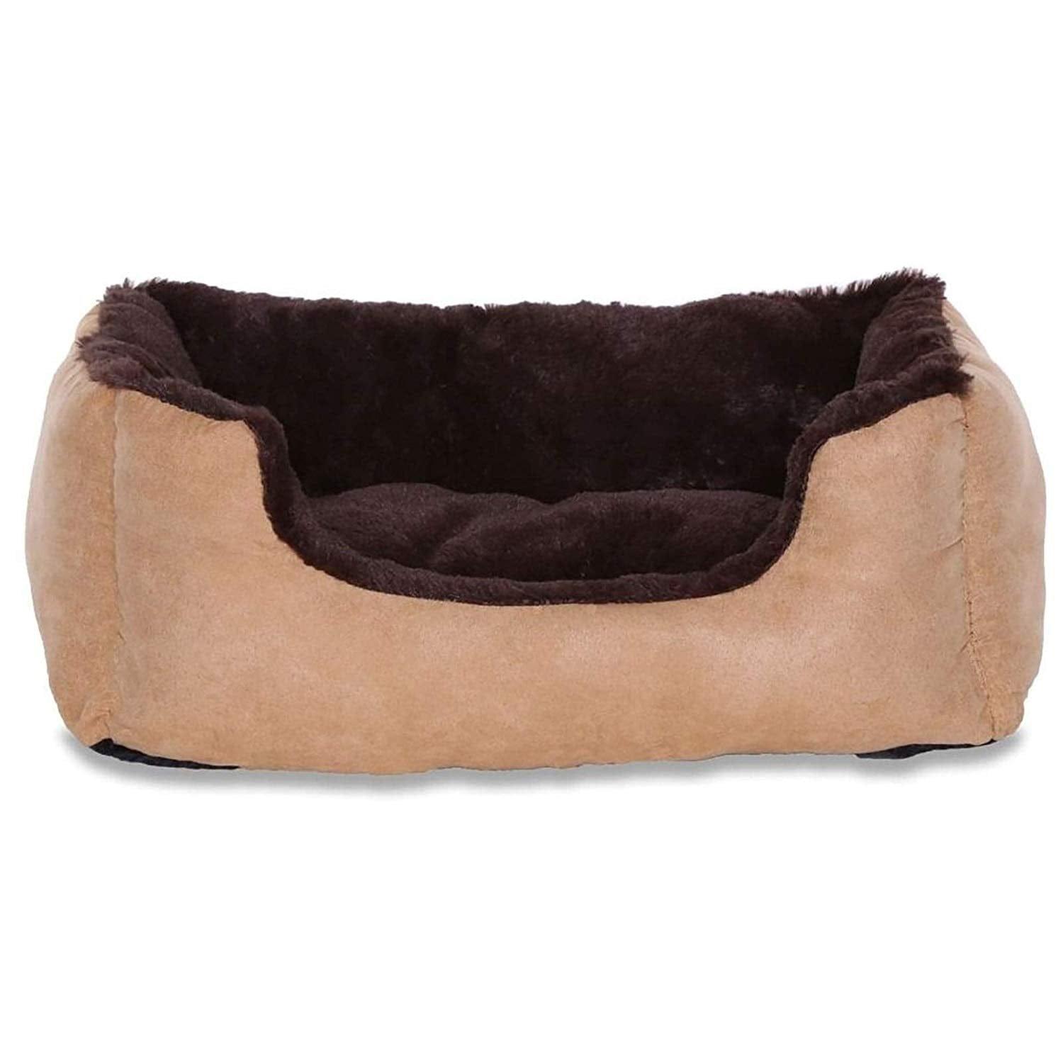 Lit Chien Coussin Chien Panier Chien Avec Coussin Taille S Gris/Noir - One PETS - TOP