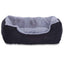 Lit Chien Coussin Chien Panier Chien Avec Coussin Taille S Gris/Noir - One PETS - TOP