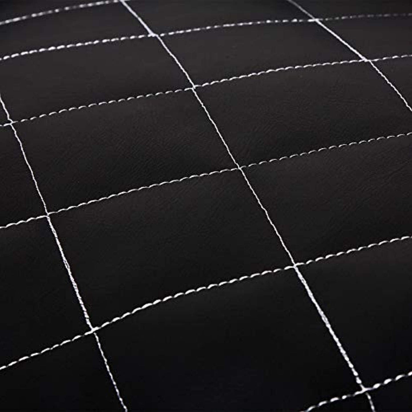 Lit En Cuir Matelassé/Housses Lavables Pour Chien Noir Dimension Extérieure 120 X 85 Cm Taille Xl - One PETS - TOP