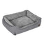 Lit Pour Chien Panier Revêtement En Tissu Style Ours En Peluche Déhoussable Et Lavable En Machine, Marron - One PETS - TOP