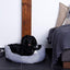 Lit/Canapé Lavable Avec Coussin Réversible Pour Chien - Gris/Noir - 65 X 50 X 20 Cm - One PETS - TOP