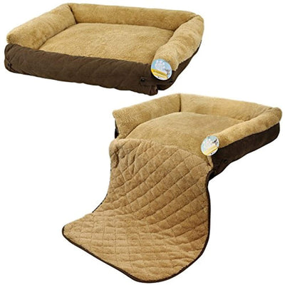 Lit Protecteur De Canapé En Polaire Marron Pour Chat/Chien – Choix De Tailles - One PETS-TOP