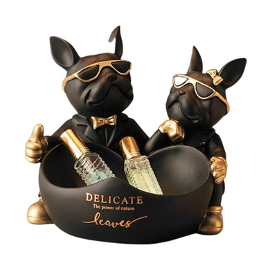 Bulldog Gardien Des Trésors : Statue Et Boîte À Secrets - One PETS-TOP