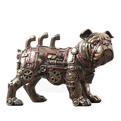 Bulldog Steampunk: Ornament Rétro & Unique Pour Déco - One PETS-TOP