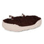 Lit/Canapé Lavable Avec Coussin Réversible Pour Chien - Marron/Beige Différentes Tailles - One PETS-TOP