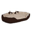 Lit/Canapé Lavable Avec Coussin Réversible Pour Chien - Marron/Beige Différentes Tailles - One PETS-TOP
