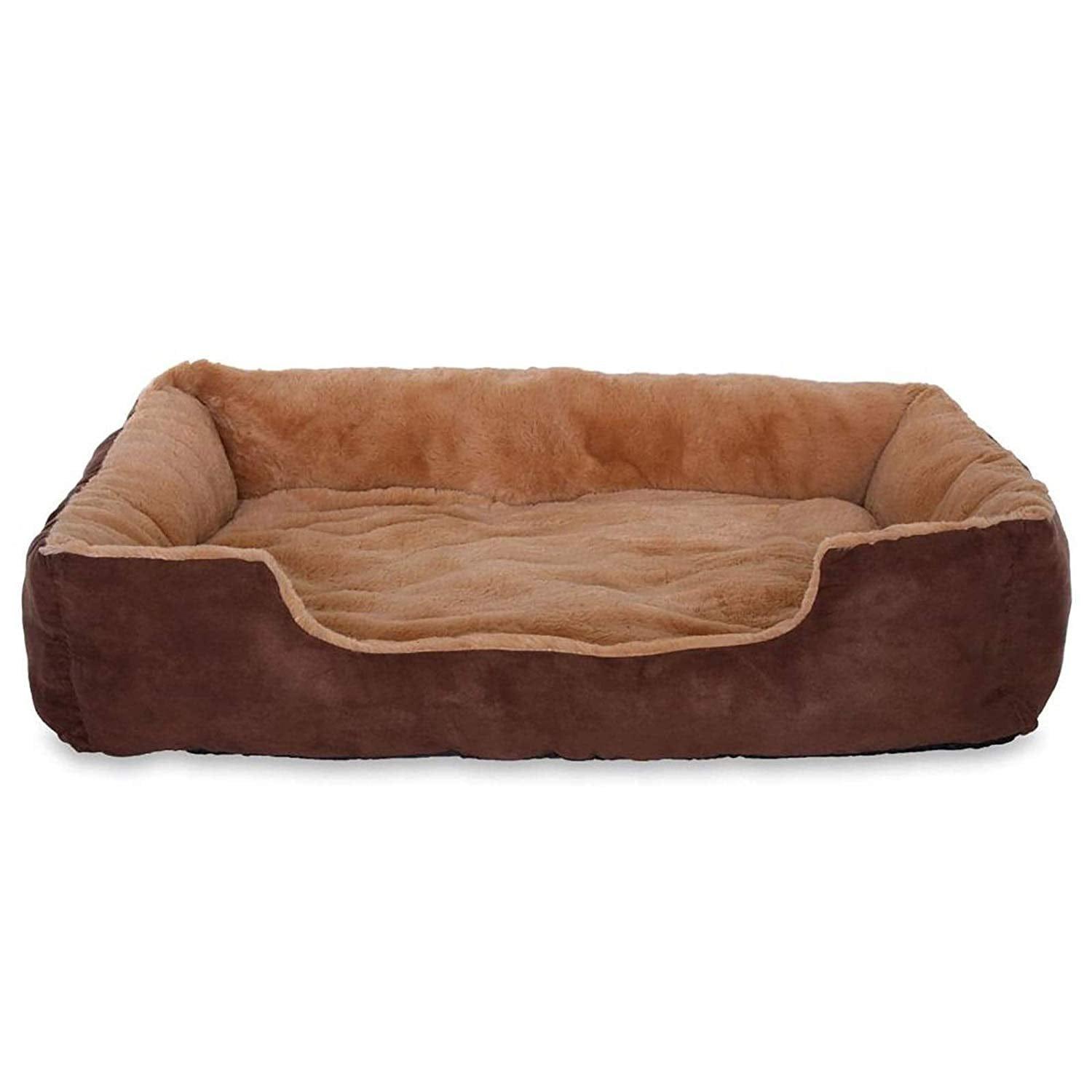 Lit Chien Coussin Chien Panier Chien Avec Coussin Taille S Gris/Noir - One PETS-TOP