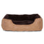 Lit Chien Coussin Chien Panier Chien Avec Coussin Taille S Gris/Noir - One PETS-TOP