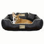 Panier Chien De Luxe Confort Rectangulaire En Cuir Écologique - One PETS-TOP