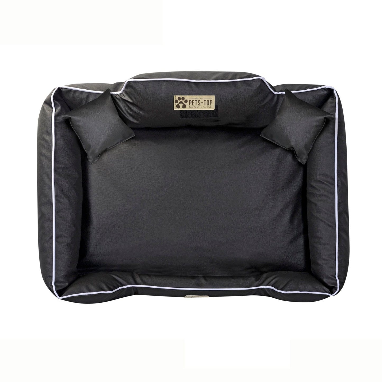 Panier Chien De Luxe Confort Rectangulaire En Cuir Écologique - One PETS-TOP