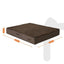Panier Pour Chien, Matelas Pour Chien Orthopédique, 80 X 60 Cm - One PETS-TOP