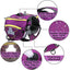 Sac À Dos De Transport Sacoche De Randonnée Pour Chien Réglable Imperméable Respirant Avec Pochettes Amovibles Harnais Gilet Sac De Selle À Voyage Marche Formation Camping Entraînement - One PETS-TOP