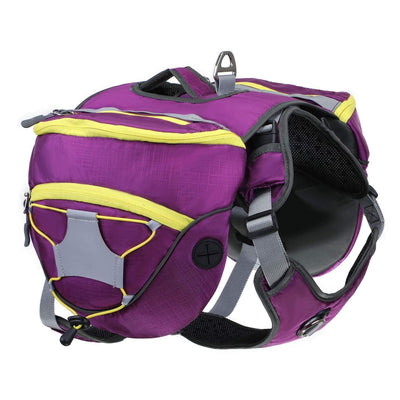 Sac À Dos De Transport Sacoche De Randonnée Pour Chien Réglable Imperméable Respirant Avec Pochettes Amovibles Harnais Gilet Sac De Selle À Voyage Marche Formation Camping Entraînement - One PETS-TOP