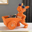Statue Bouledogue Français Avec Brouette - One PETS-TOP
