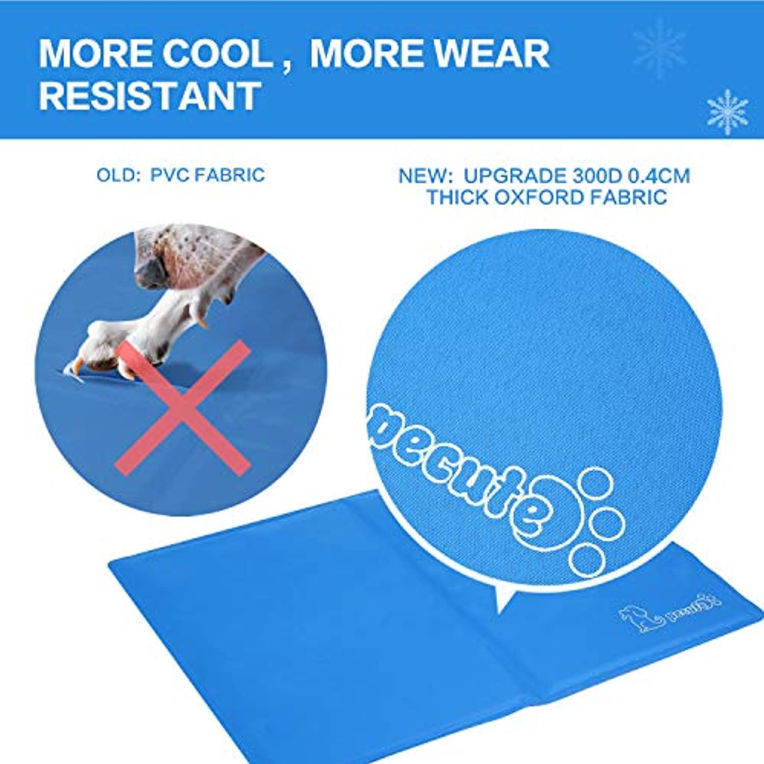 Tapis Rafraichissant Chien Plus Durable Mise A  Niveau Tissu Oxford+Pvc D'Epaisseur 0.4Mm Tapis De Refroidissement Automatique Pour Animaux De Compagnie - One PETS-TOP