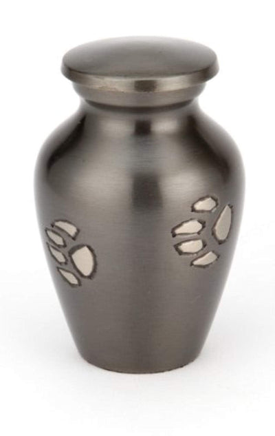 Urne Funéraire En Étain Pour Animal De Compagnie 7,5 Cm (Noir) - One PETS-TOP