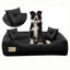 Panier Airflex Imperméable Confort Ergonomique, Respirant Noir / Intérieures 100x80 cm  // Extérieures 115x95 cm One PETS-TOP