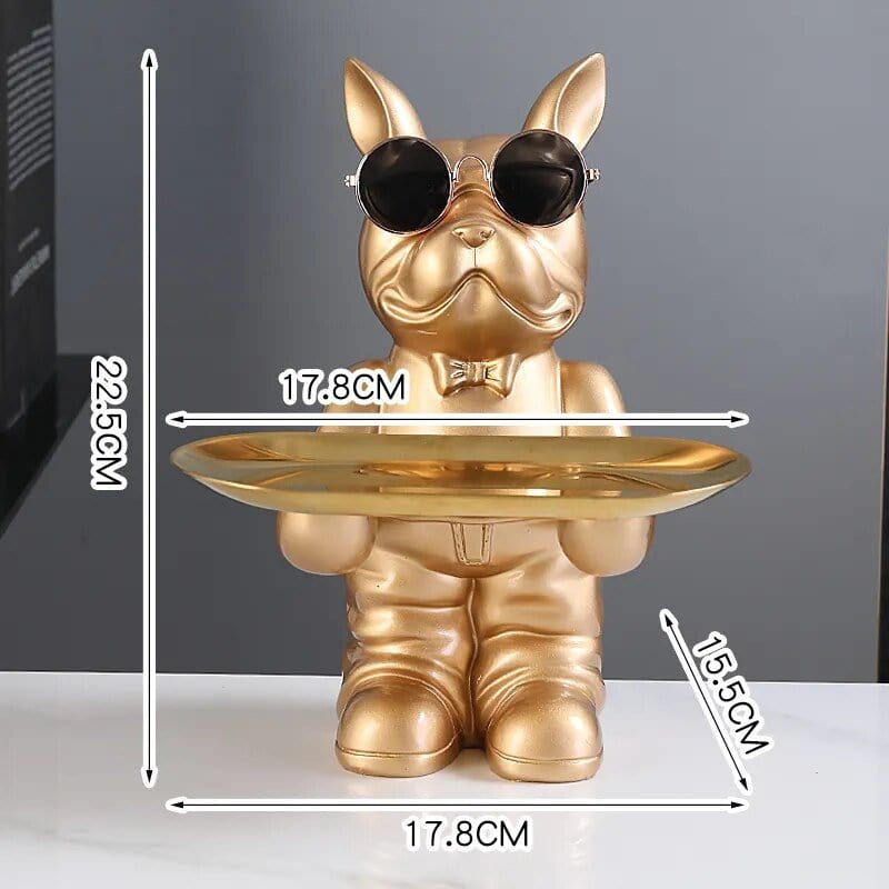 Statue De Bulldog Français En Résine - Élégance Canine - One PETS - TOP