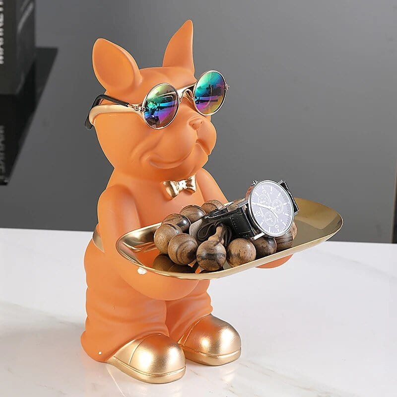 Statue De Bulldog Français En Résine - Élégance Canine - One PETS - TOP