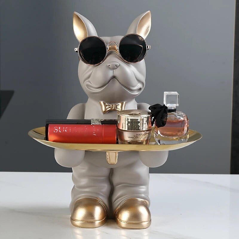 Statue De Bulldog Français En Résine - Élégance Canine - One PETS - TOP